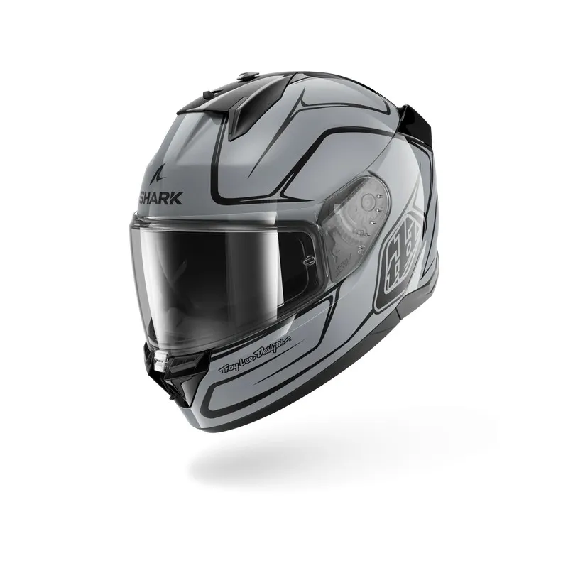SHARK integral motorcycle helmet D-SKWAL 3 DRONE silver / black
