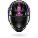 SHARK casque moto intégral D-SKWAL 3 FAWN noir / violet / jaune