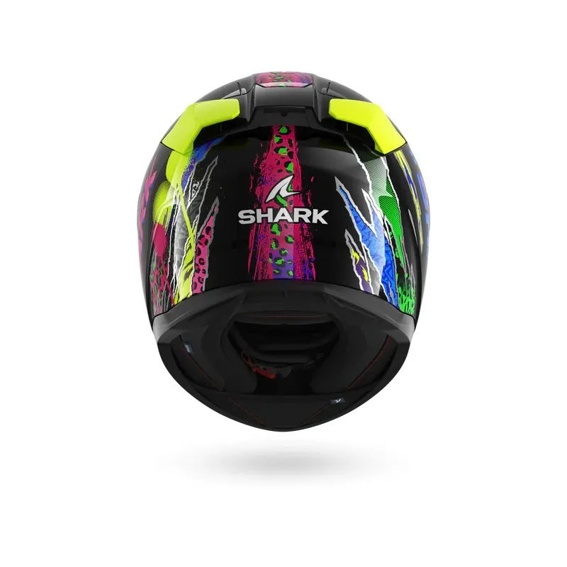 SHARK casque moto intégral D-SKWAL 3 FAWN noir / violet / jaune