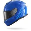 SHARK casque moto intégral D-SKWAL 3 SP LYNE Bleu / argent