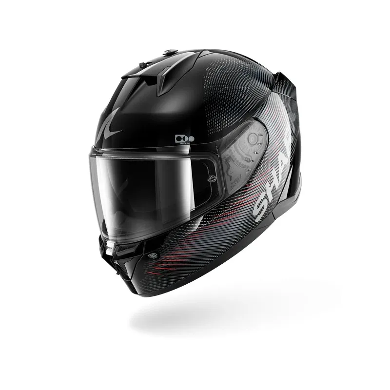 SHARK integral motorcycle helmet D-SKWAL 3 SP LYNE black / anthracite / red