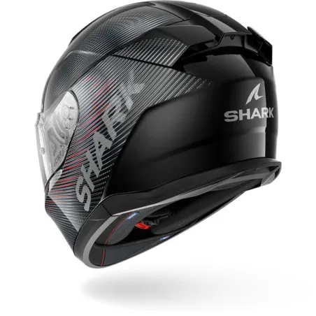SHARK integral motorcycle helmet D-SKWAL 3 SP LYNE black / anthracite / red