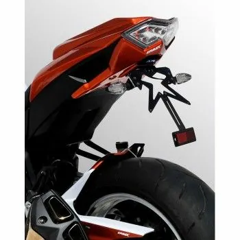 support de plaque peint ermax kawasaki Z1000 2010 2011 2012