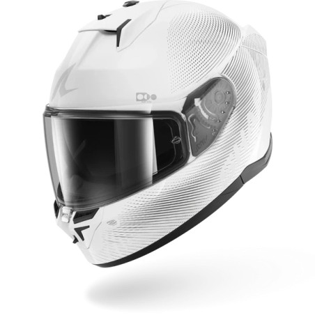 SHARK integral motorcycle helmet D-SKWAL 3 SP LYNE white / silver