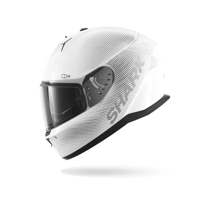 SHARK integral motorcycle helmet D-SKWAL 3 SP LYNE white / silver