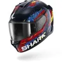 SHARK casque moto intégral D-SKWAL 3 SPEED-VIB bleu / rouge