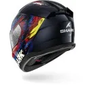 SHARK integral motorcycle helmet D-SKWAL 3 SPEED-VIB blue / red