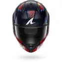 SHARK integral motorcycle helmet D-SKWAL 3 SPEED-VIB blue / red