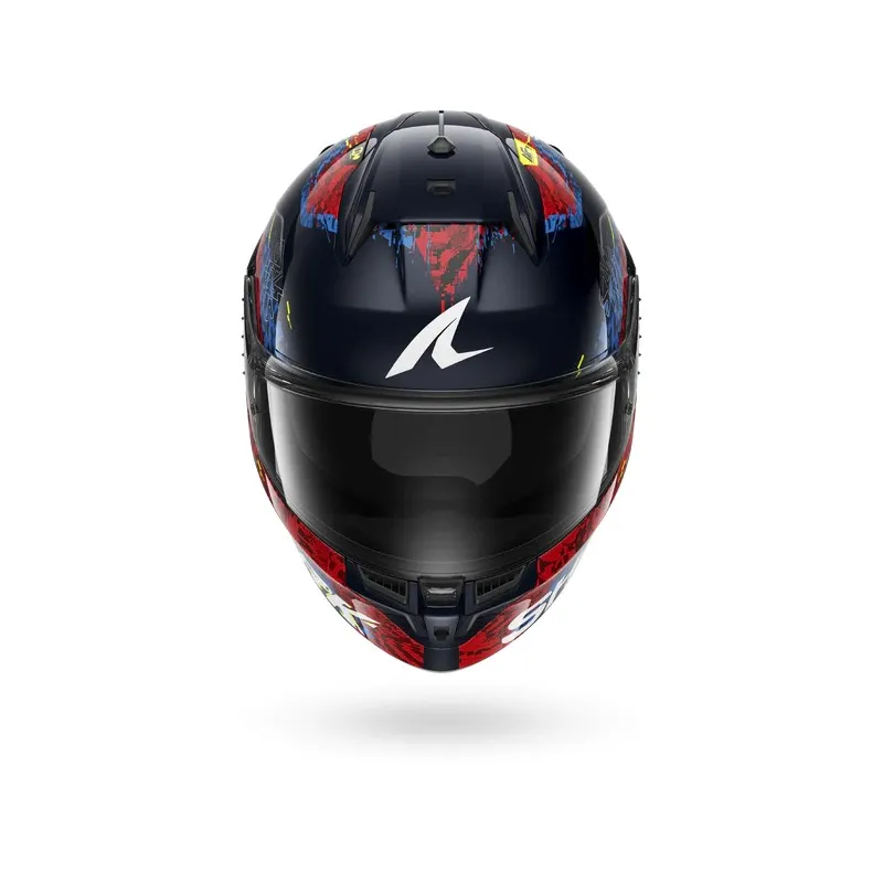 SHARK casque moto intégral D-SKWAL 3 SPEED-VIB bleu / rouge