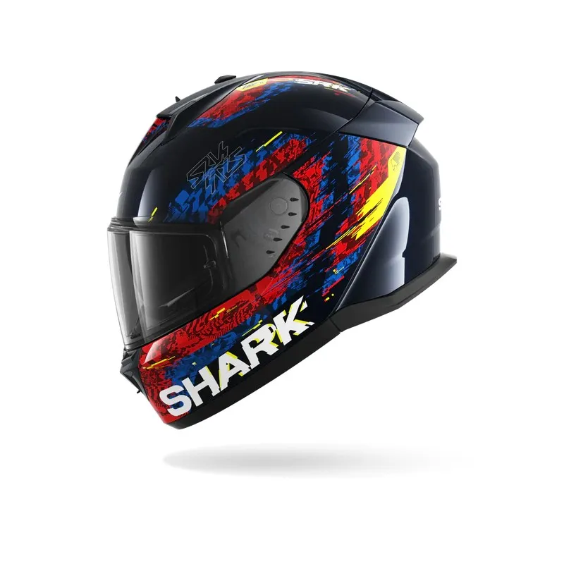 SHARK integral motorcycle helmet D-SKWAL 3 SPEED-VIB blue / red