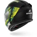 SHARK integral motorcycle helmet D-SKWAL 3 SPEED-VIB matt black / green / blue