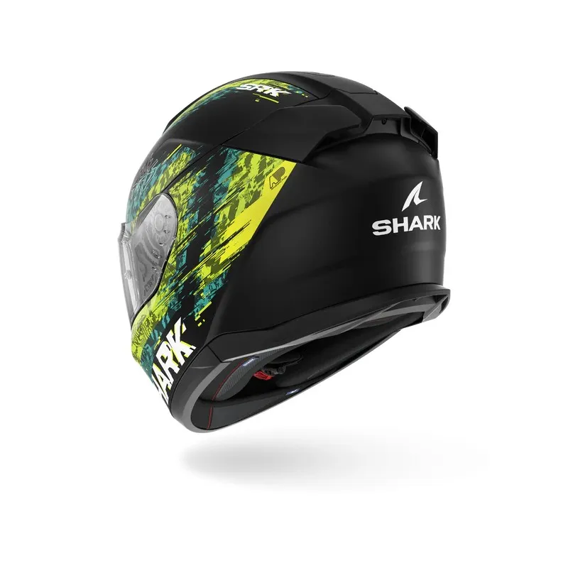 SHARK casque moto intégral D-SKWAL 3 SPEED-VIB noir mat / vert / bleu