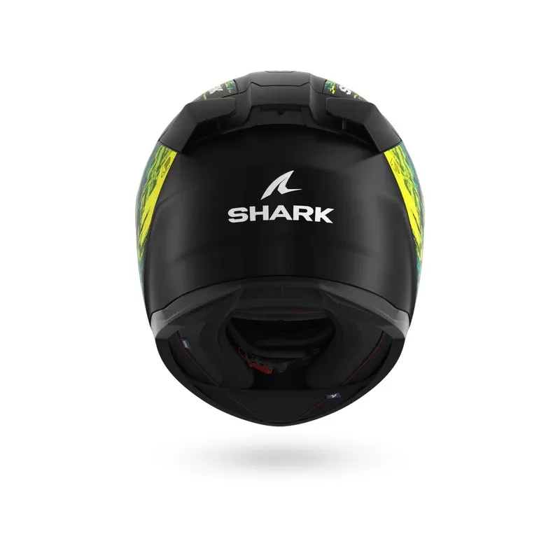 SHARK integral motorcycle helmet D-SKWAL 3 SPEED-VIB matt black / green / blue