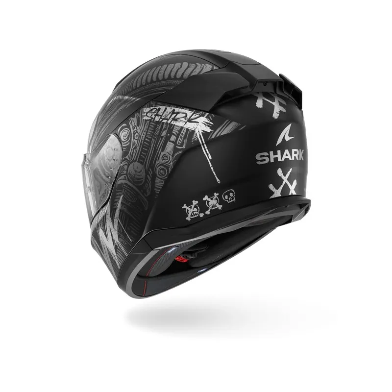 SHARK integral motorcycle helmet D-SKWAL 3 SHIEVER  black / anthracite / silver