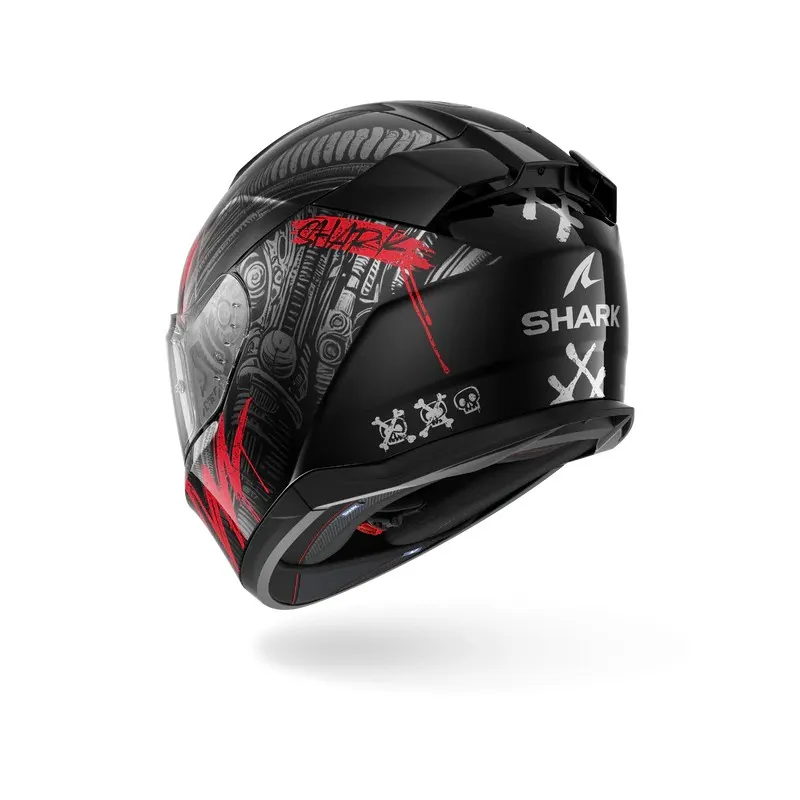 SHARK casque moto intégral D-SKWAL 3 SHIEVER noir / anthracite / rouge