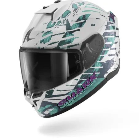 SHARK integral motorcycle helmet D-SKWAL 3 REPTAIA white / chameleon