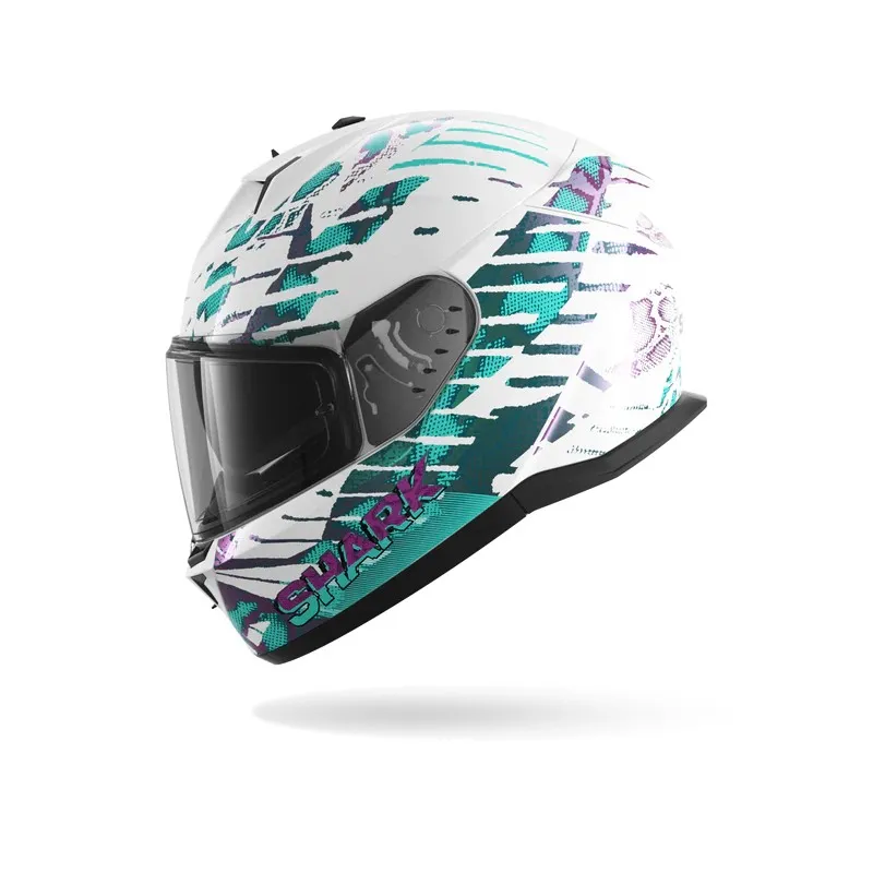 SHARK integral motorcycle helmet D-SKWAL 3 REPTAIA white / chameleon