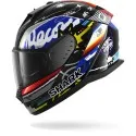 SHARK casque moto intégral D-SKWAL 3 STREETRUSH noir / bleu / chrome