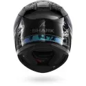 SHARK integral motorcycle helmet D-SKWAL 3 STREETRUSH black / green / chrom