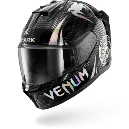 SHARK casque moto intégral D-SKWAL 3 VENUM noir / chrome / anthracite
