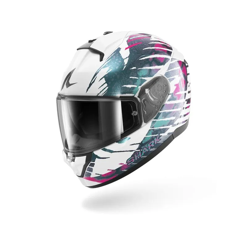 SHARK casque moto intégral RIDILL 2 REPTAIA blanc / violet / cameleon