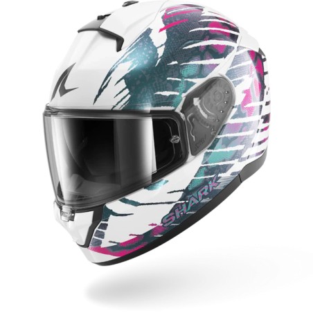 SHARK integral motorcycle helmet RIDILL 2 REPTAIA white / purple / chameleon