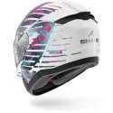 SHARK casque moto intégral RIDILL 2 REPTAIA blanc / violet / cameleon