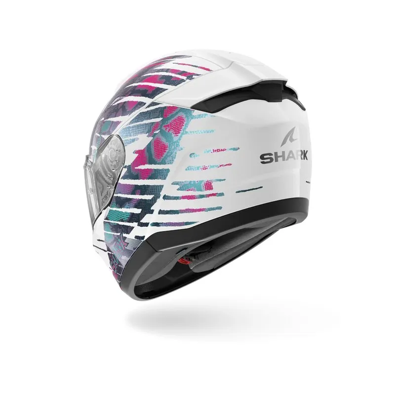 SHARK casque moto intégral RIDILL 2 REPTAIA blanc / violet / cameleon