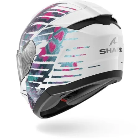 SHARK casque moto intégral RIDILL 2 REPTAIA blanc / violet / cameleon