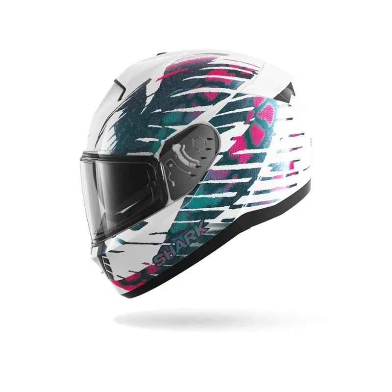 SHARK casque moto intégral RIDILL 2 REPTAIA blanc / violet / cameleon