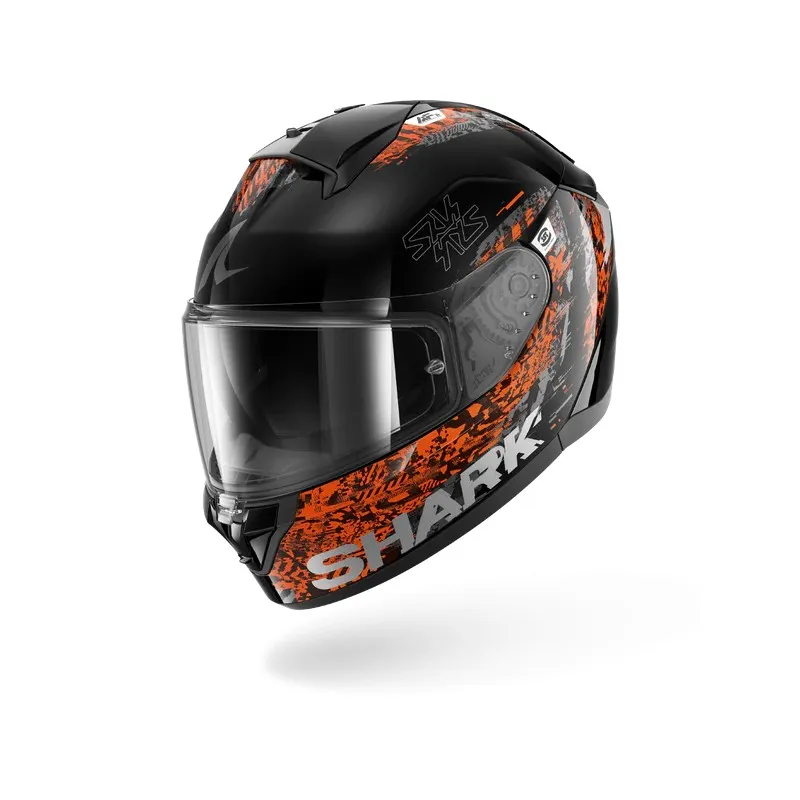 SHARK integral motorcycle helmet RIDILL 2 SPEED-VIB black / anthracite / orange