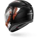 SHARK casque moto intégral RIDILL 2 SPEED-VIB noir / anthracite / orange