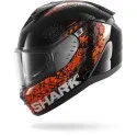 SHARK casque moto intégral RIDILL 2 SPEED-VIB noir / anthracite / orange