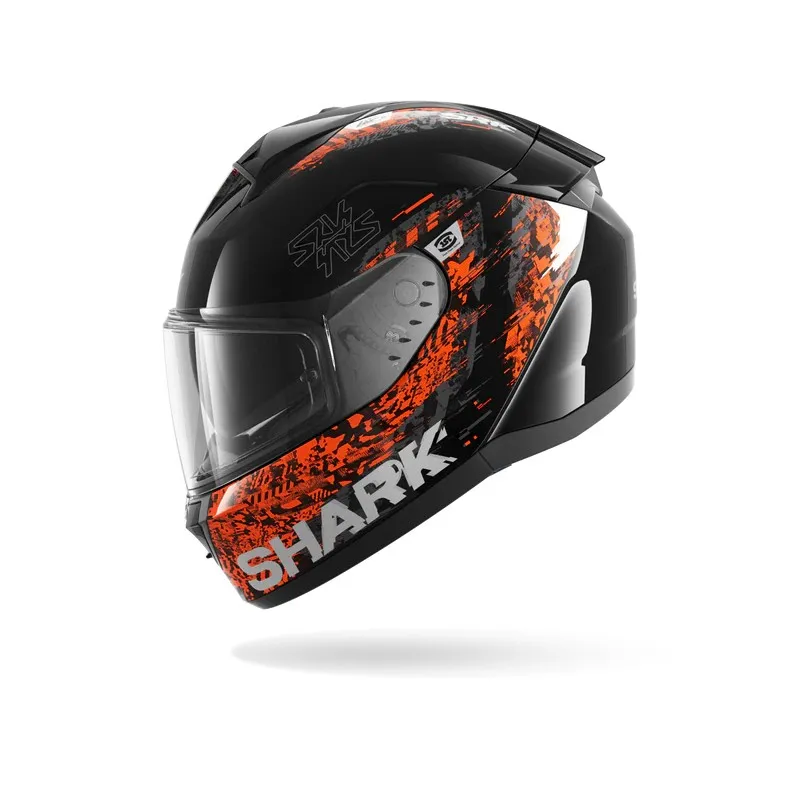 SHARK integral motorcycle helmet RIDILL 2 SPEED-VIB black / anthracite / orange