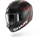 SHARK casque moto intégral RIDILL 2 SPEED-VIB noir mat / anthracite / rouge