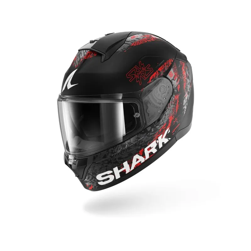 SHARK casque moto intégral RIDILL 2 SPEED-VIB noir mat / anthracite / rouge