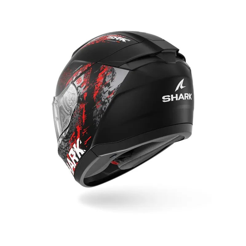 SHARK integral motorcycle helmet RIDILL 2 SPEED-VIB black matte / anthracite / red