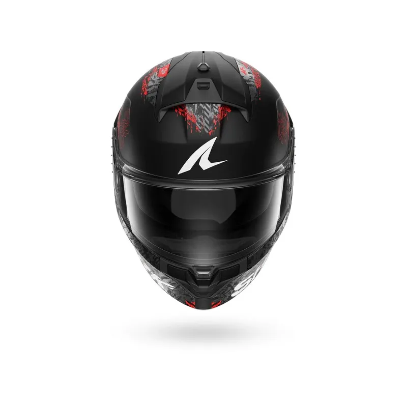 SHARK integral motorcycle helmet RIDILL 2 SPEED-VIB black matte / anthracite / red