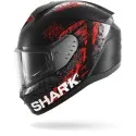 SHARK casque moto intégral RIDILL 2 SPEED-VIB noir mat / anthracite / rouge