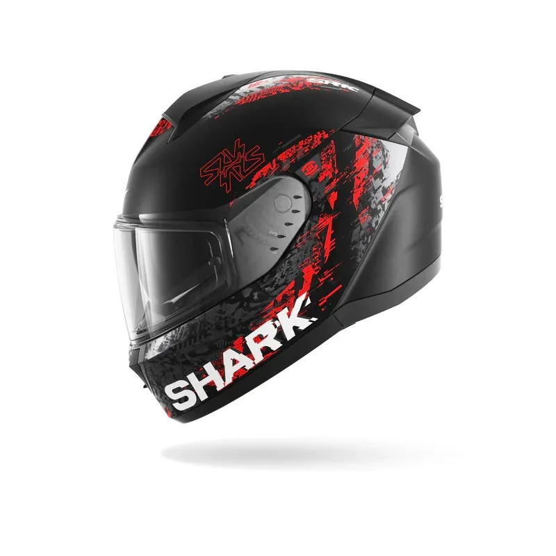 SHARK integral motorcycle helmet RIDILL 2 SPEED-VIB black matte / anthracite / red