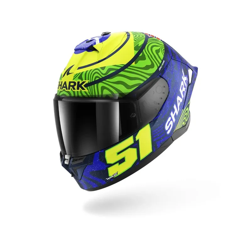 SHARK casque moto intégral SKWAL CUP REPLICA GRANADO bleu foncé / vert / jaune