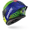 SHARK integral motorcycle helmet SKWAL CUP REPLICA GRANADO mat blue / green / yellow