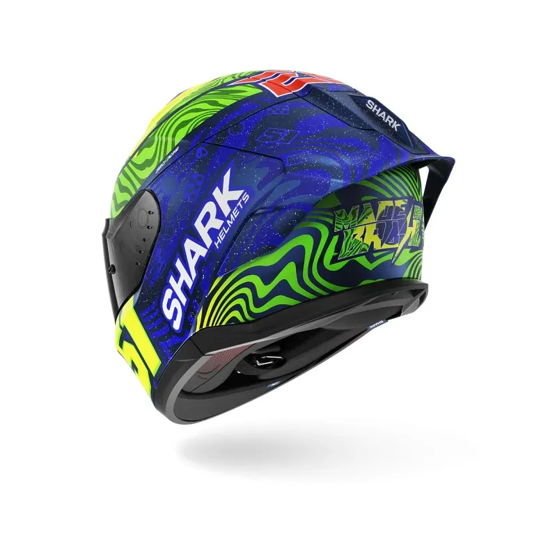 SHARK casque moto intégral SKWAL CUP REPLICA GRANADO bleu foncé / vert / jaune