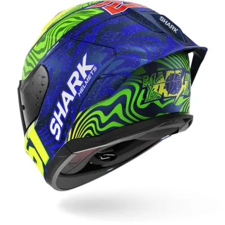 SHARK casque moto intégral SKWAL CUP REPLICA GRANADO bleu foncé / vert / jaune