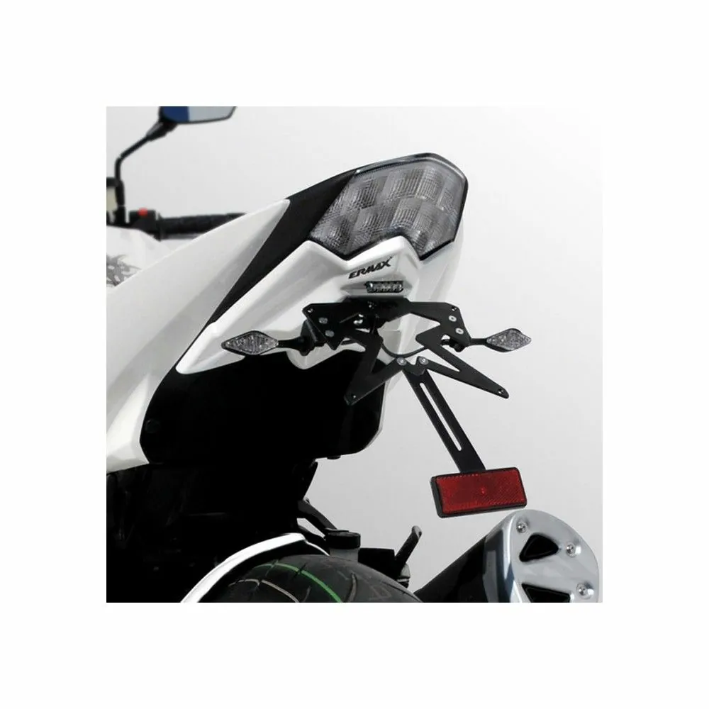 support de plaque peint ermax kawasaki Z750 2007 à 2012