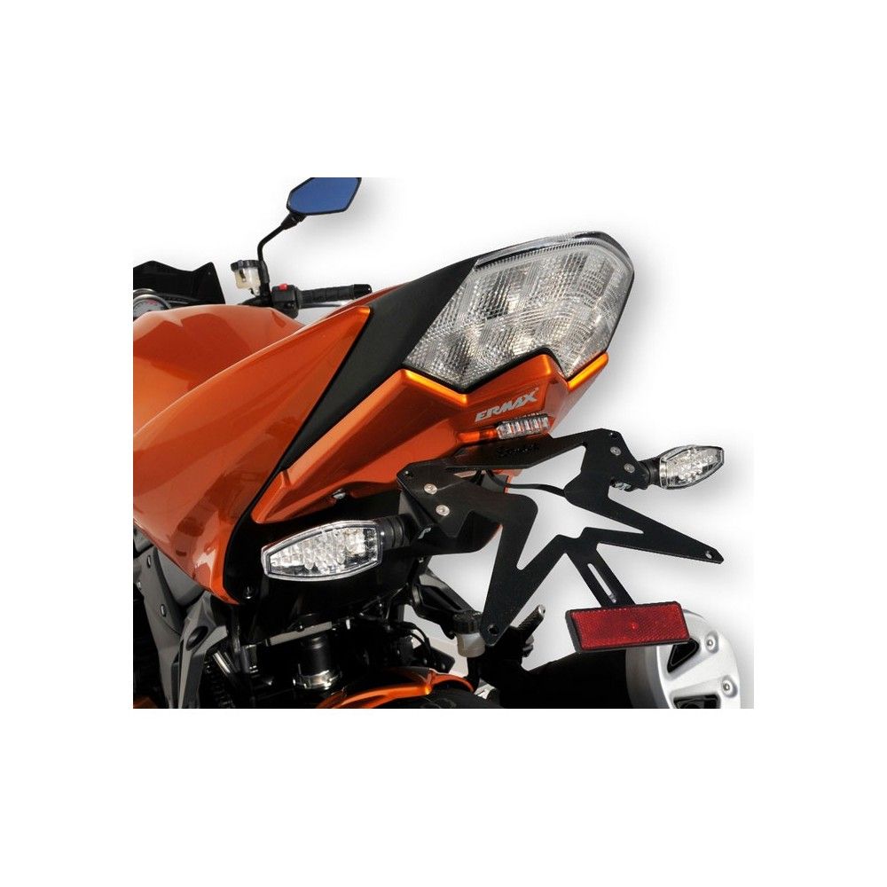 support de plaque peint ermax kawasaki Z750 2007 à 2012