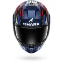 SHARK integral motorcycle helmet SKWAL CUP REPLICA ZARCO GP DE FRANCE blue / chrom / red