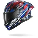 SHARK integral motorcycle helmet SKWAL CUP REPLICA ZARCO GP DE FRANCE blue / chrom / red