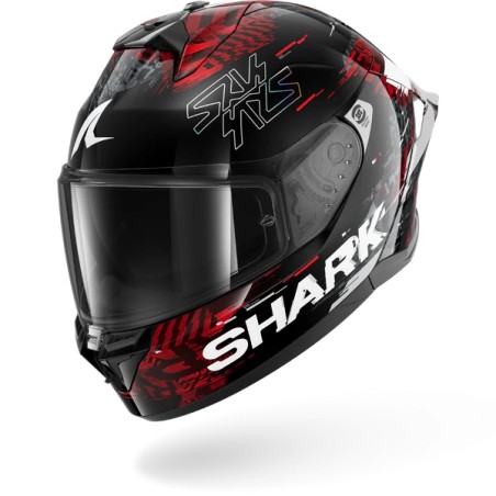 SHARK integral motorcycle helmet SKWAL CUP SPEED-TECH black / red / silver