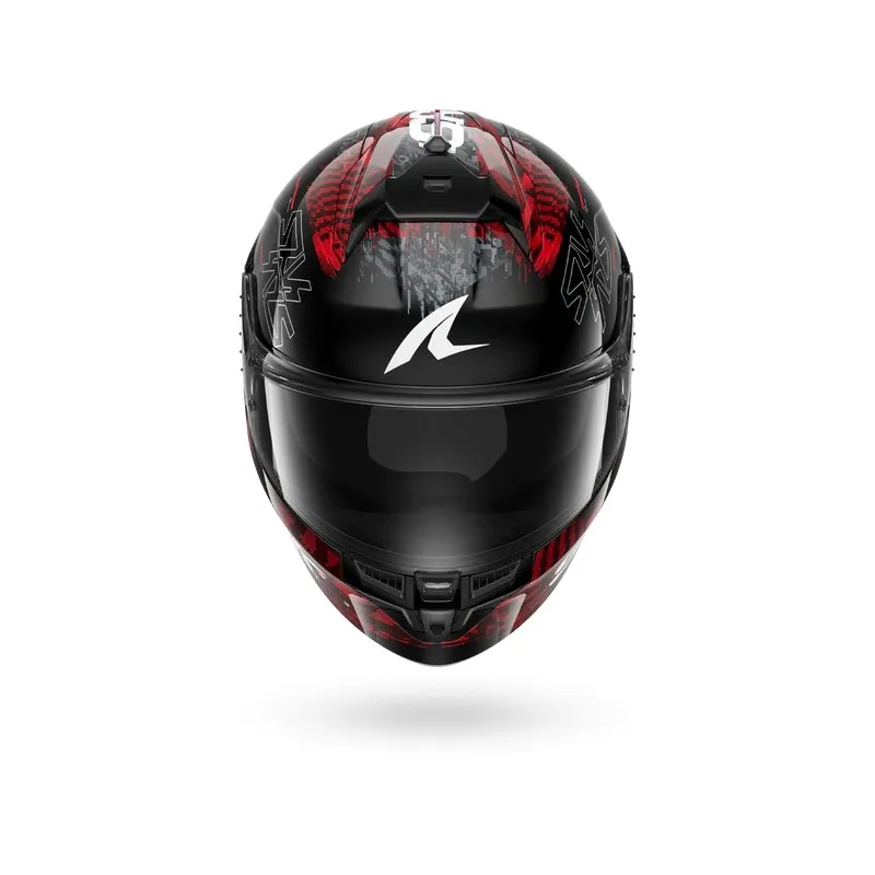 SHARK integral motorcycle helmet SKWAL CUP SPEED-TECH black / red / silver